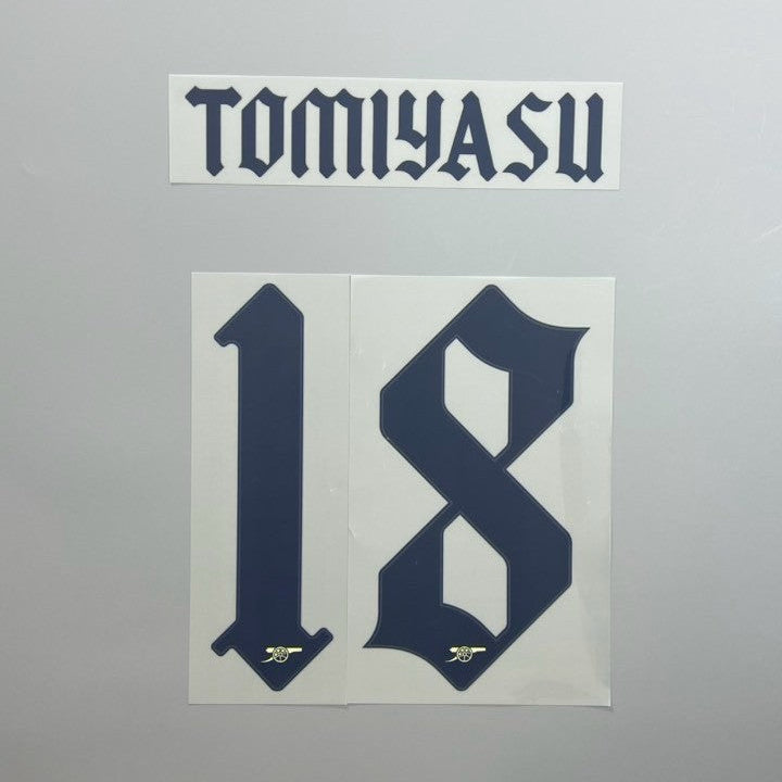 アーセナル 21/22 AWAY クラブフォント 一覧