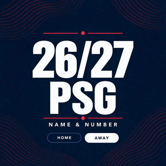 予約商品　PSG 26/27 Home / Away ネームナンバー