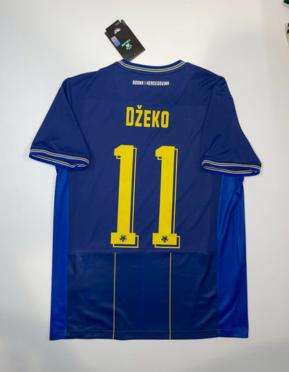 Official #11 エディン・ジェコ 2026 ボスニア・ヘルツェゴビナ代表  ホーム スタジアム半袖ユニフォーム