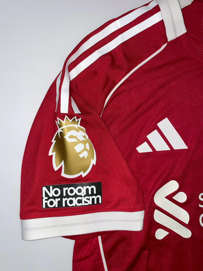 Official #3 遠藤 25/26 リヴァプール Home オーセンティック半袖ユニフォーム EPL サイズL（JP:2XL）JY4237