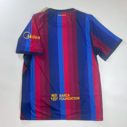 Official 26/27 FCバルセロナ ホーム オーセンティック半袖ユニフォーム II2709-683