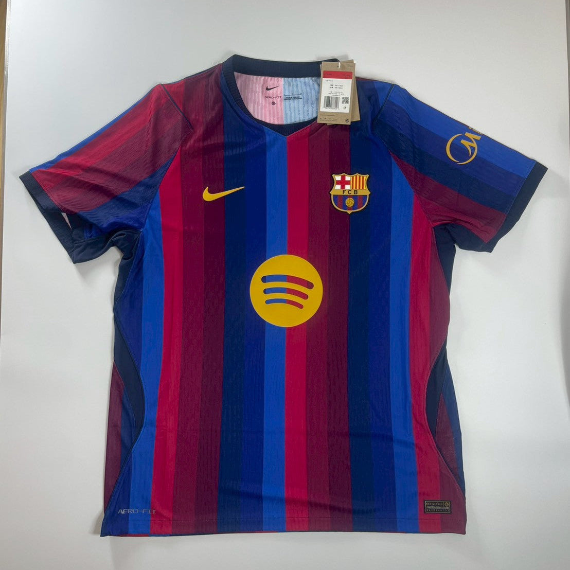 Official 26/27 FCバルセロナ ホーム オーセンティック半袖ユニフォーム II2709-683