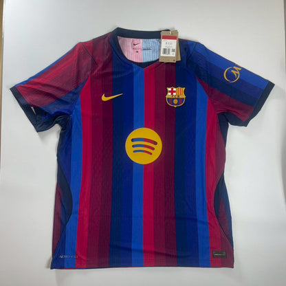 Official 26/27 FCバルセロナ ホーム オーセンティック半袖ユニフォーム II2709-683