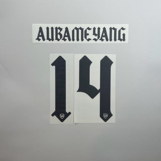 アーセナル 20/21 AWAY #14 オーバメヤング CUPフォント