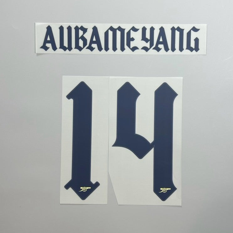 アーセナル 21/22 AWAY クラブフォント　一覧