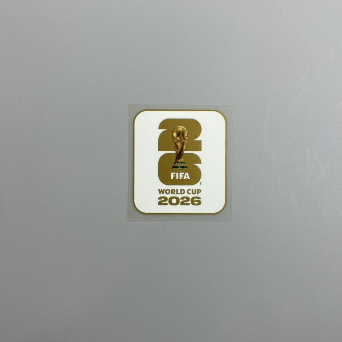 2026FIFA ワールドカップ パッチ ゴールド×ホワイト