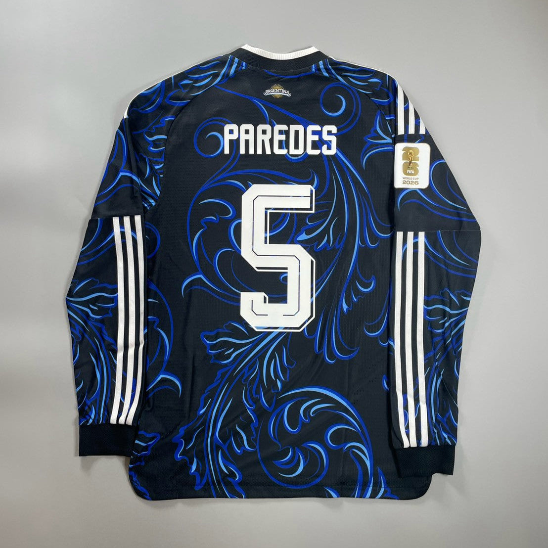 26/27 アルゼンチン代表 AWAY #5 パレデス オーセンティック長袖 ユニフォーム