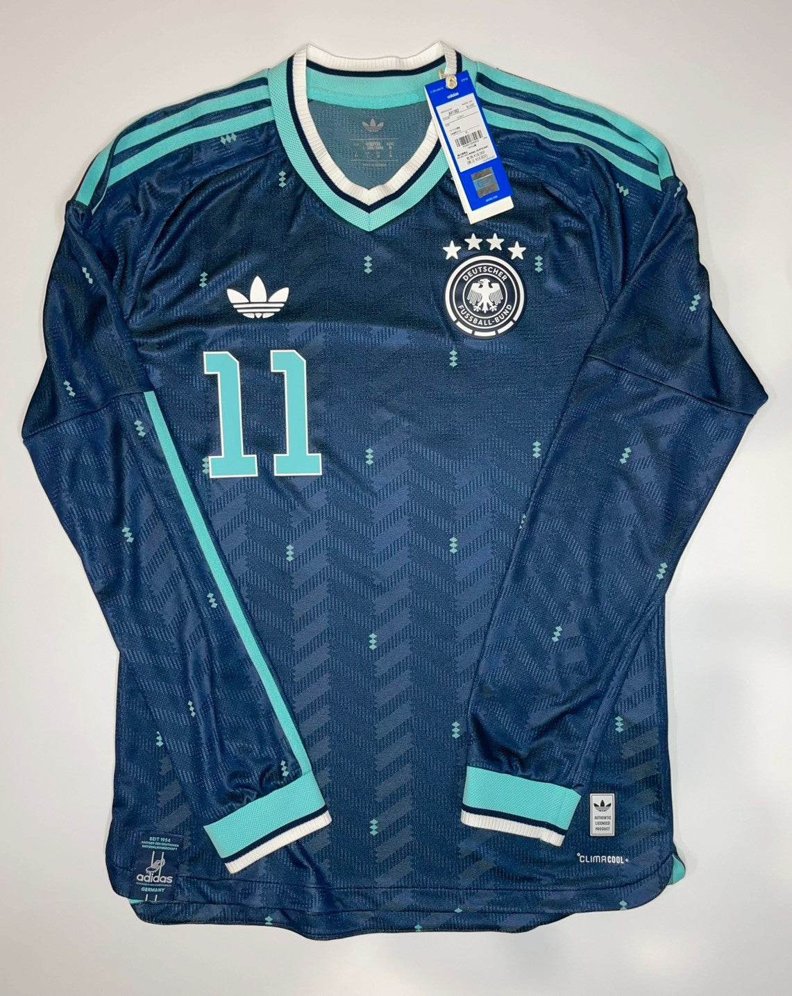Official #11 ヴォルテマーデ 26/27 ドイツ代表 Away オーセンティック長袖ユニフォーム JM1382