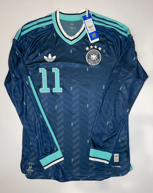 Official #11 ヴォルテマーデ 26/27 ドイツ代表 Away オーセンティック長袖ユニフォーム JM1382