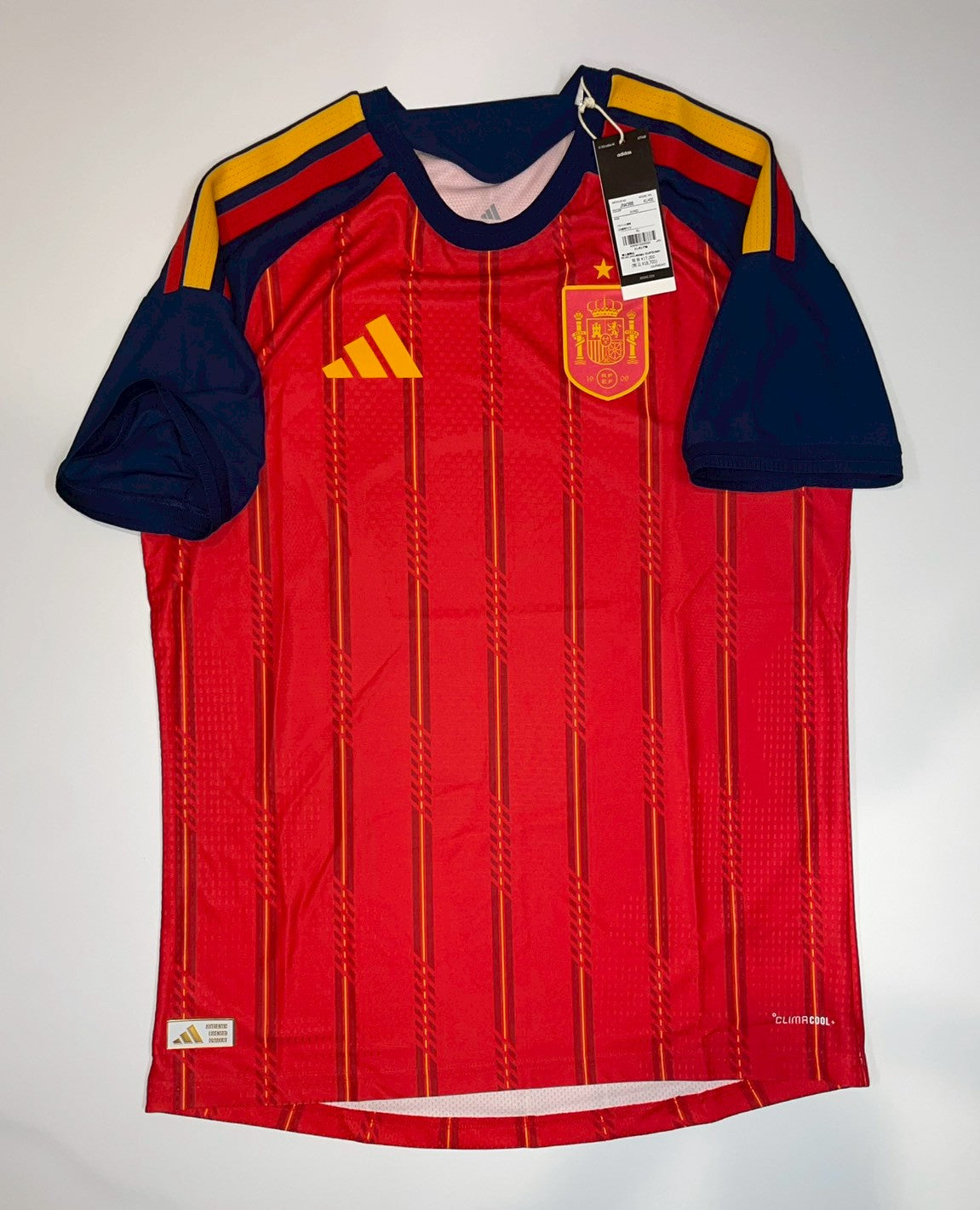 Official 26/27 スペイン代表 Home オーセンティック半袖ユニフォーム  サイズ M（JP:XL）JN4366