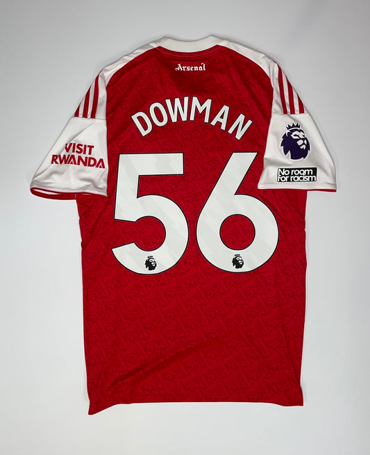 Official #56 ダウマン 25/26 アーセナル Home スタジアムユニフォーム EPL サイズ M（JP:XL）