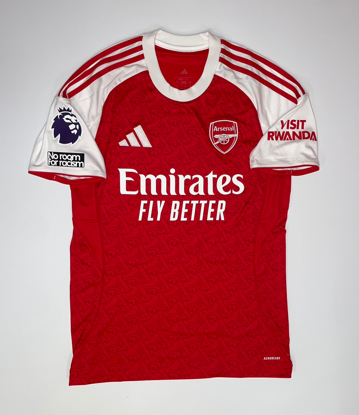 Official #56 ダウマン 25/26 アーセナル Home スタジアムユニフォーム EPL サイズ M（JP:XL）